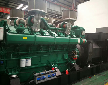 德科配玉柴3台2000KW/10.5KV高压发电机应用于黑龙江化工厂项